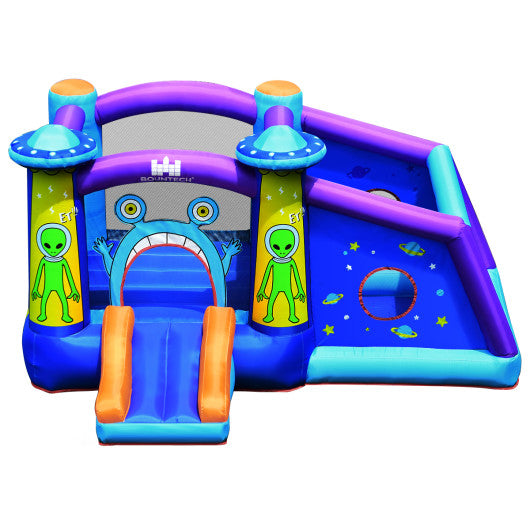 Castle Jumping Bouncer with Water Slide and 550W Blower For Discount