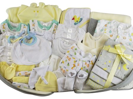 Unisex 62 pc Baby Clothing Starter Set with Diaper Bag For Cheap