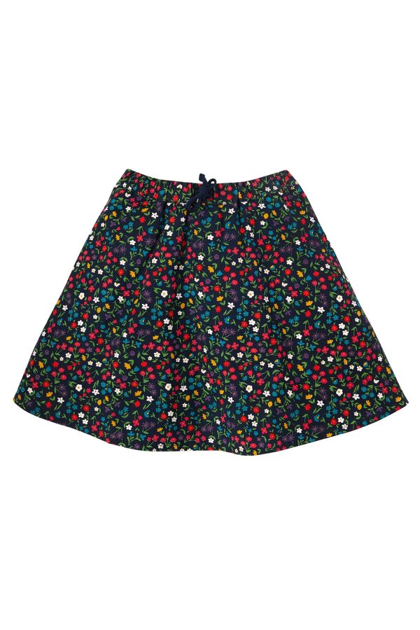 Frugi Maeve Twill Skirt Indigo Garden Life For Cheap