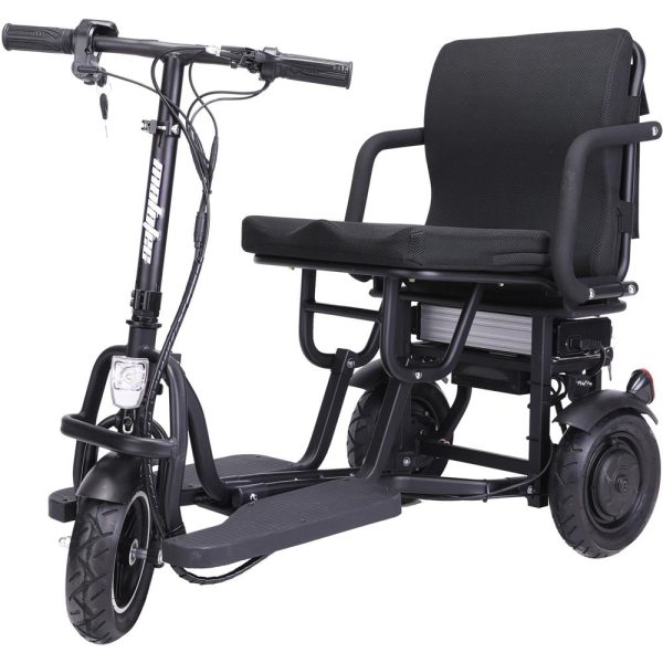 MotoTec Folding Mobility Electric Trike 48v 700w Dual Motor Lithium Black Sale