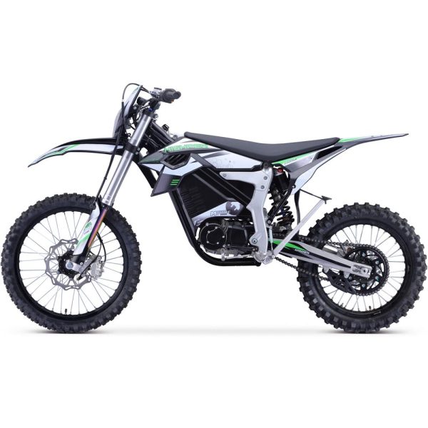 MotoTec Venom 72v 12000w 50ah Electric Dirt Bike White Supply