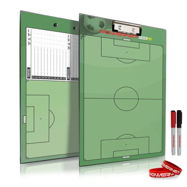 PowerNet Soccer Pro LineUp Double-Sided Coaching & Score Board (1207) Hot on Sale