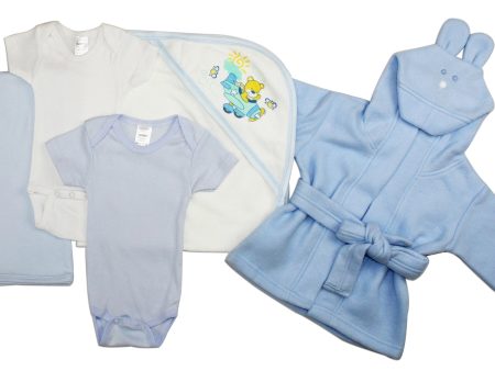 Boys 7 Pc Layette Baby Clothes Set For Cheap