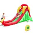 Inflatable Water Slide Bounce House with Climbing Wall Jumper and 480W Blower For Discount