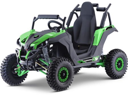 MotoTec Raider Kids UTV 48v 1200w Full Suspension Green Supply