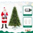 6 7 FT Artificial Christmas Tree with Pine Cones and Adjustable Brightness-7 ft Online