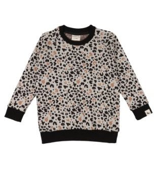 Turtledove Animal Jacquard Sweatshirt Hot on Sale