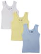 Boys Pastel Tank Top 3 Pack Online Sale