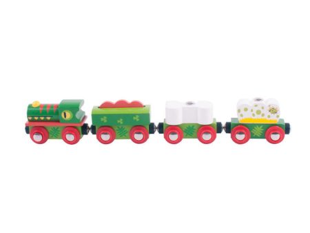 BigJigs Dinosaur Railway Engine and Carriages Hot on Sale