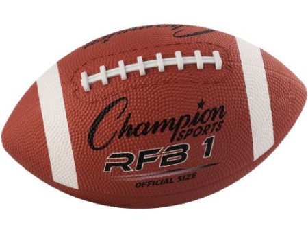 Champion Sports Official Size Rubber Football (RFB1) Online now