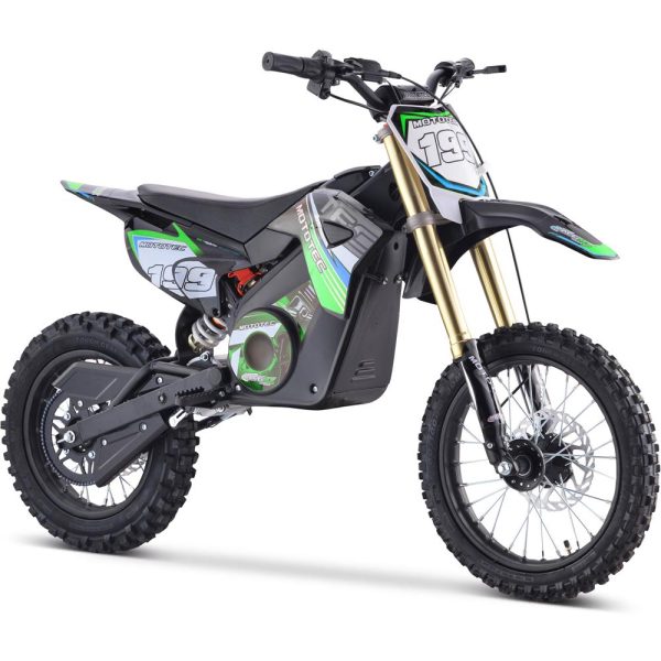 MotoTec 48v Pro Electric Dirt Bike 1600w Lithium Green For Discount