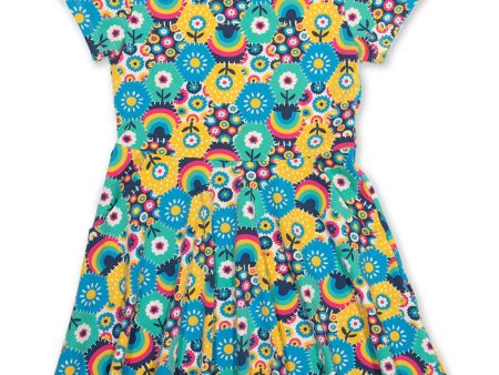 Kite Patchwork Planet Skater Dress on Sale