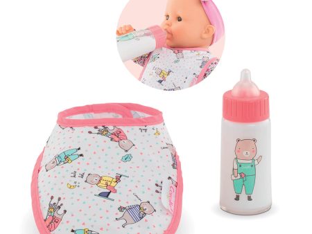 Corolle Mon Classique Bib & Milk Set 36cm Supply