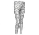 A- Maze me, super stretch Eco friendly poly fiber performance Leggings by Stardust Fashion