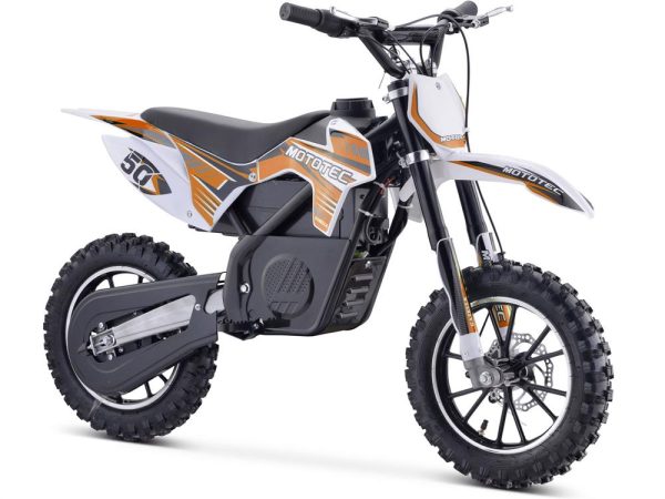 MotoTec 24v 500w Gazella Electric Dirt Bike Orange For Sale