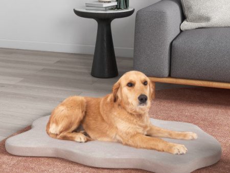 Orthopedic Dog Bed with Memory Foam Support for Large Dogs-Beige on Sale