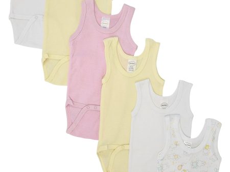 Baby Girl 6 Pc One Piece and Tank Tops Online Hot Sale