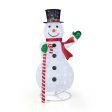 5 Feet Pop-up Christmas Snowman with 180 LED Lights Discount