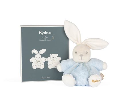 Kaloo Chubby Rabbit Blue 15cm For Sale