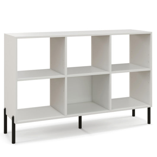 Open-Back Bookshelf with Drawer for Study-White Online now