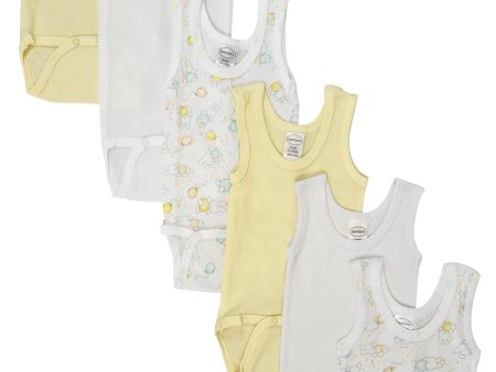 Unisex Baby 6 Pc One Piece and Tank Tops Discount