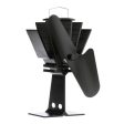 Ecofan Original Heat Powered Stove Fan - Black Blade [800CAXBX] For Cheap