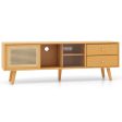 Bamboo TV Stand for TV up to 65 Inch-Natural Online