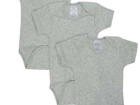 Grey Bodysuit One Piece (Pack of 3) Online