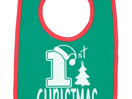 Baby Infant Christmas Holiday Bib For Sale