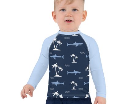 Aiden s Corner Kids Rash Guard Shark 1 For Cheap