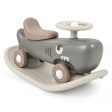 Convertible Rocking Horse and Sliding Car with Detachable Balance Board-Dark Gray Sale