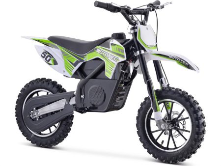 MotoTec 24v 500w Gazella Electric Dirt Bike Green Supply