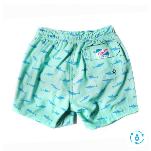 Great White - Kids Swim Trunks by Bermies Discount