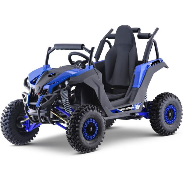 MotoTec Raider Kids UTV 48v 1200w Full Suspension Blue Online now