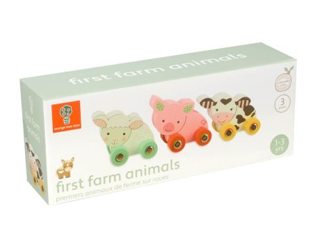 Orange Tree Toys First Farm Animals Fashion