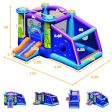 Castle Jumping Bouncer with Water Slide and 550W Blower For Discount