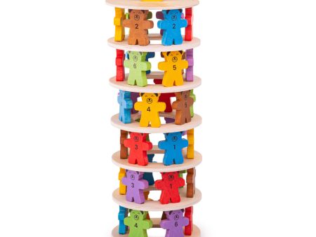 Tumbling Teddies by Bigjigs Toys US Cheap