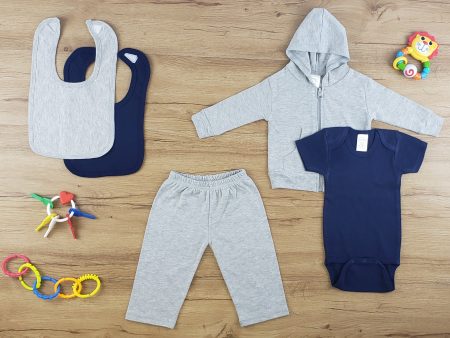 5 Pc Layette Baby Clothes Set Fashion