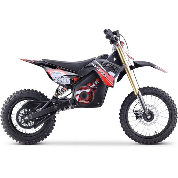 MotoTec 48v Pro Electric Dirt Bike 1600w Lithium Red Online now