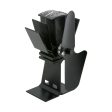 Ecofan Original Heat Powered Stove Fan - Black Blade [800CAXBX] For Cheap