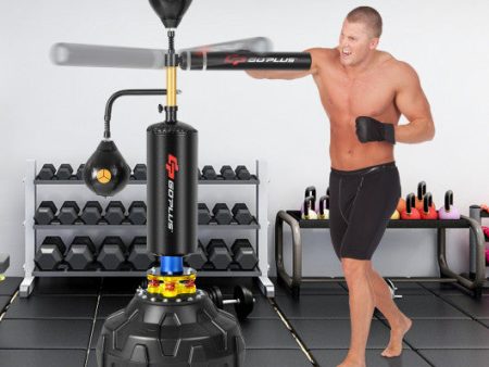 Boxing Speed Trainer Freestanding Fillable 360° Spinning Bar Adjustable Height Online Sale