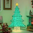 4 Feet Lighted Artificial Christmas Tree with 520 LED Lights and Top Star For Cheap