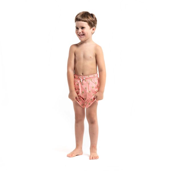 Pink Avocado - Kids Swim Trunks by Bermies For Discount