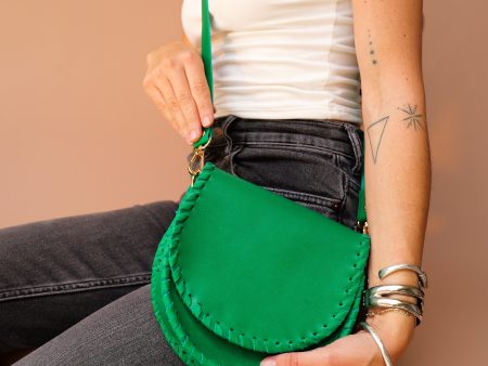 Dani Saddle Bag    Green For Cheap