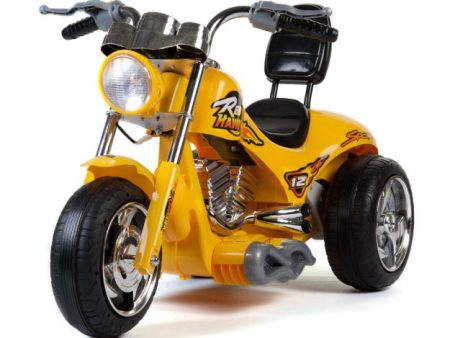 Mini Moto Red Hawk Motorcycle 12v Yellow Supply