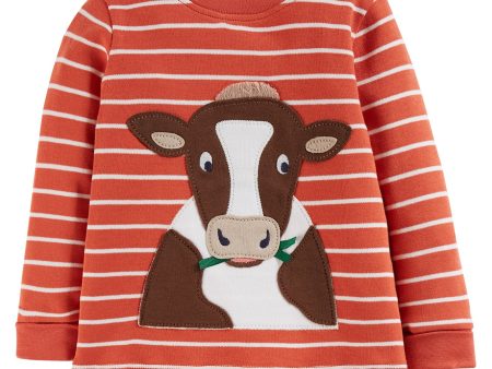 Frugi Easy On Top Paprika Breton Cow Fashion