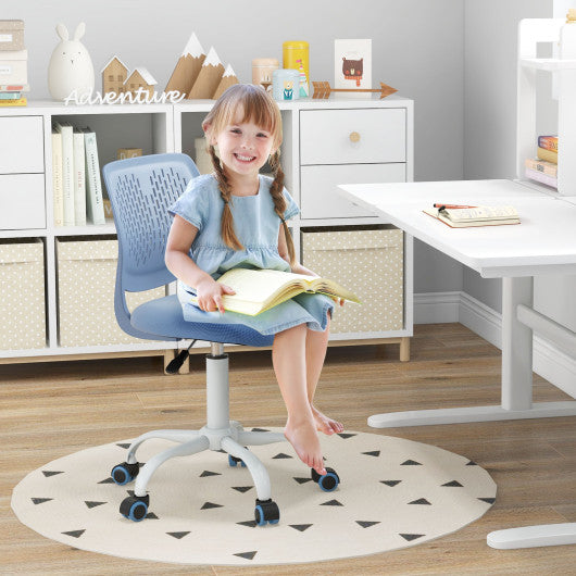 Ergonomic Children Study Chair with Adjustable Height-Blue Online now