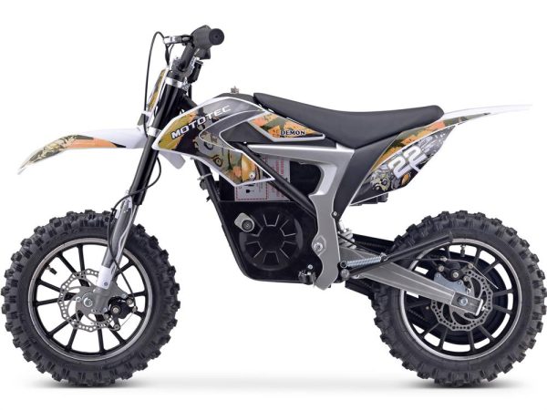 MotoTec 36v 500w Demon Electric Dirt Bike Lithium Orange For Discount