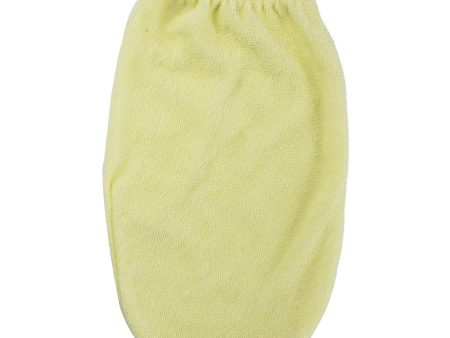 Yellow Wash Cloth Mitten For Cheap