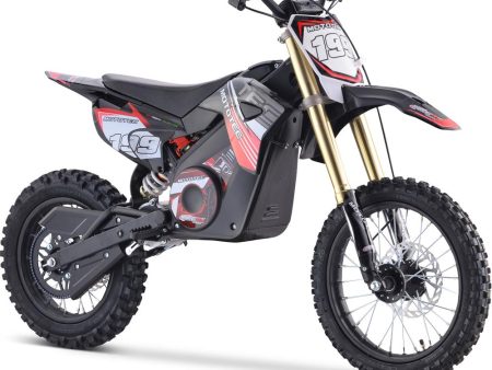 MotoTec 48v Pro Electric Dirt Bike 1600w Lithium Red Online now